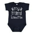 thumbnail image 1 of Inktastic My Mimi Loves Me Grandkids Boys or Girls Baby Bodysuit, 1 of 5