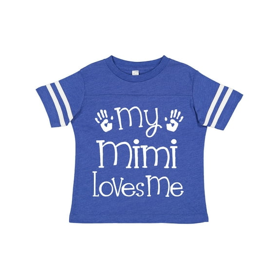 Inktastic My Mimi Loves Me Grandkids Boys or Girls Toddler T-Shirt