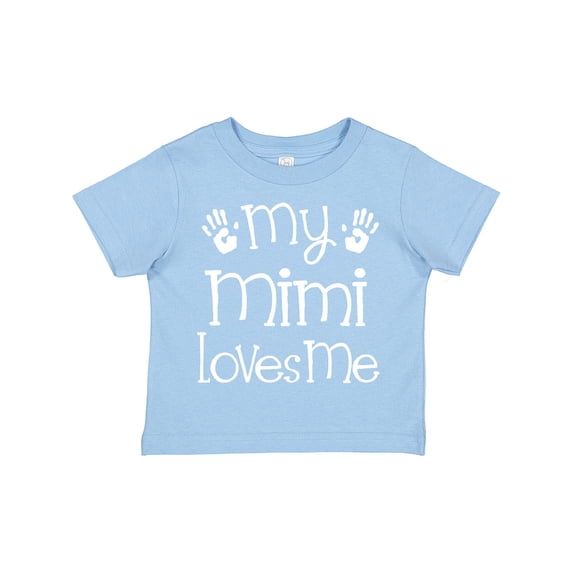Inktastic My Mimi Loves Me Grandkids Boys or Girls Toddler T-Shirt