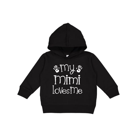 Inktastic My Mimi Loves Me Grandkids Toddler Hoodie