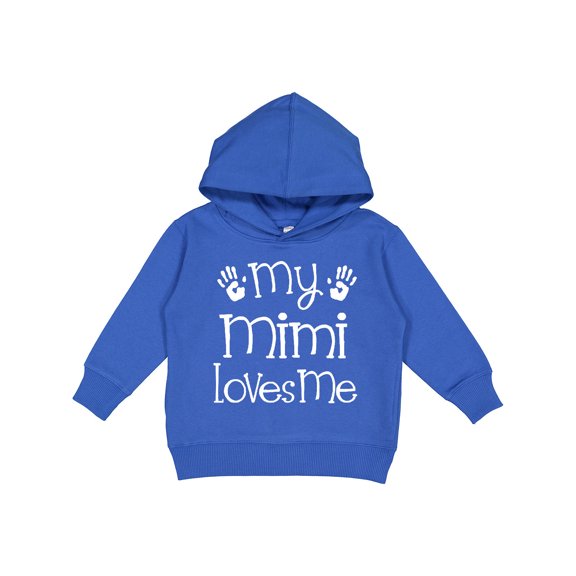 Inktastic My Mimi Loves Me Grandkids Toddler Hoodie