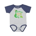 thumbnail image 1 of Inktastic My Mimi Loves Me Grandson Dinosaur Boys Baby Bodysuit, 1 of 5