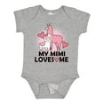 thumbnail image 1 of Inktastic My Mimi Loves Me Llama Girls Baby Bodysuit, 1 of 5