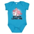 thumbnail image 1 of Inktastic My Mimi Loves Me Llama Girls Baby Bodysuit, 1 of 5