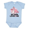 thumbnail image 1 of Inktastic My Mimi Loves Me Llama Girls Baby Bodysuit, 1 of 5