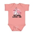 thumbnail image 1 of Inktastic My Mimi Loves Me Llama Girls Baby Bodysuit, 1 of 5
