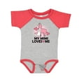 thumbnail image 1 of Inktastic My Mimi Loves Me Llama Girls Baby Bodysuit, 1 of 5