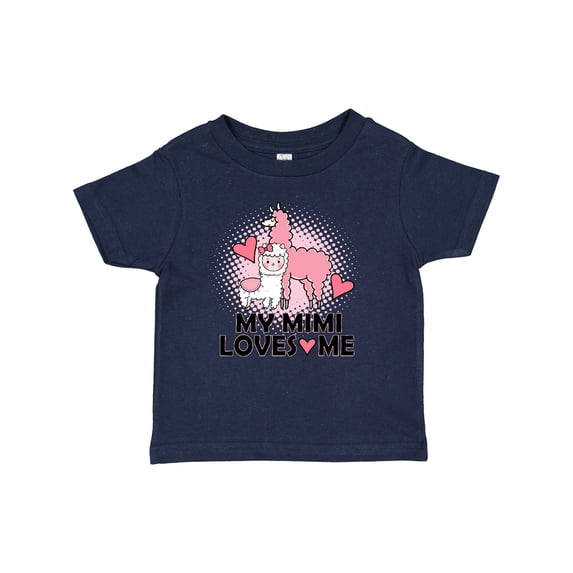 Inktastic My Mimi Loves Me Llama Girls Baby T-Shirt