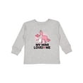 thumbnail image 1 of Inktastic My Mimi Loves Me Llama Girls Long Sleeve Toddler T-Shirt, 1 of 5