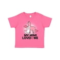 thumbnail image 1 of Inktastic My Mimi Loves Me Llama Girls Toddler T-Shirt, 1 of 5
