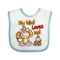 thumbnail image 1 of Inktastic My Mimi Loves Me Monkey Boys or Girls Baby Bib, 1 of 4