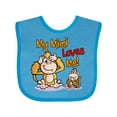 thumbnail image 1 of Inktastic My Mimi Loves Me Monkey Boys or Girls Baby Bib, 1 of 4