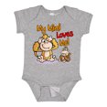 thumbnail image 1 of Inktastic My Mimi Loves Me Monkey Boys or Girls Baby Bodysuit, 1 of 5