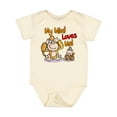 thumbnail image 1 of Inktastic My Mimi Loves Me Monkey Boys or Girls Baby Bodysuit, 1 of 5