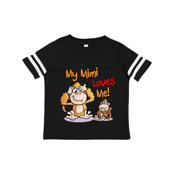 Inktastic My Mimi Loves Me Monkey Boys or Girls Toddler T-Shirt