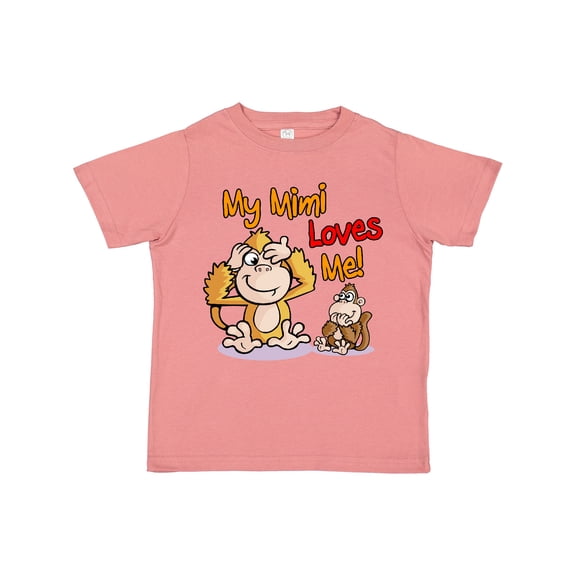 Inktastic My Mimi Loves Me Monkey Boys or Girls Toddler T-Shirt