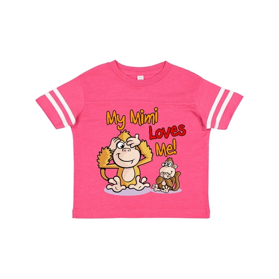 Inktastic My Mimi Loves Me Monkey Boys or Girls Toddler T-Shirt