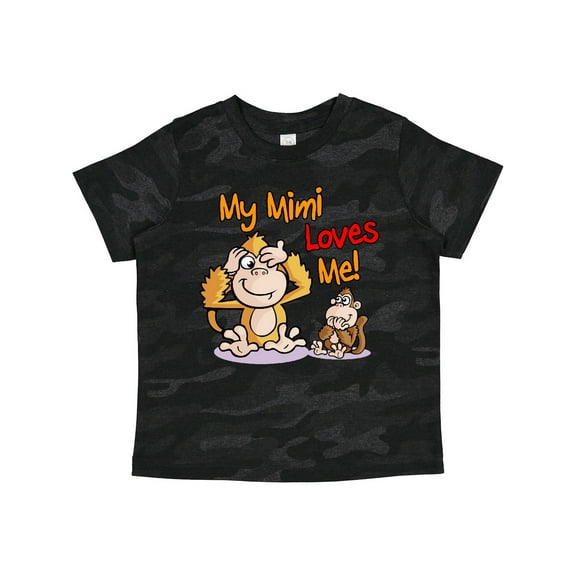Inktastic My Mimi Loves Me Monkey Boys or Girls Toddler T-Shirt
