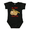 thumbnail image 1 of Inktastic My Mimi Loves Me Sloth Boys or Girls Baby Bodysuit, 1 of 5