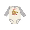 thumbnail image 1 of Inktastic My Mimi Loves Me Sloth Boys or Girls Long Sleeve Baby Bodysuit, 1 of 5