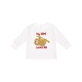 thumbnail image 1 of Inktastic My Mimi Loves Me Sloth Boys or Girls Long Sleeve Toddler T-Shirt, 1 of 5