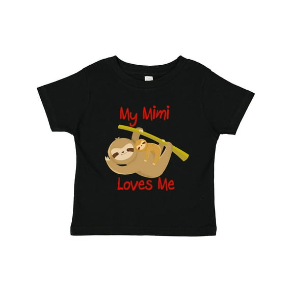 Inktastic My Mimi Loves Me Sloth Boys or Girls Toddler T-Shirt