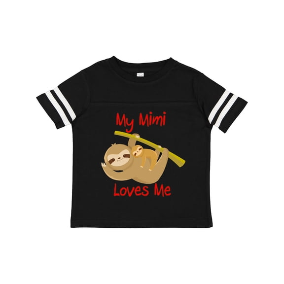 Inktastic My Mimi Loves Me Sloth Boys or Girls Toddler T-Shirt