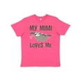 thumbnail image 1 of Inktastic My Mimi Loves Me Sloth Youth T-Shirt, 1 of 5