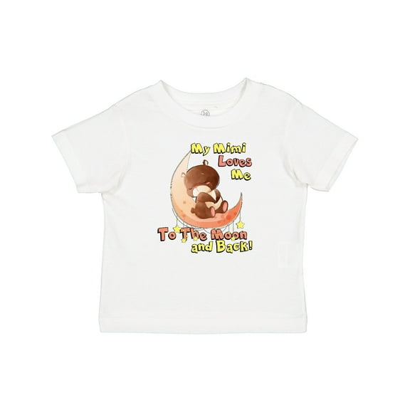 Inktastic My Mimi Loves Me To The Moon and Back Boys or Girls Baby T-Shirt