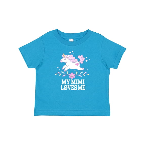 Inktastic My Mimi Loves Me Unicorn Girls Baby T-Shirt