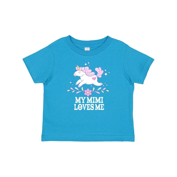 Inktastic My Mimi Loves Me Unicorn Girls Baby T-Shirt