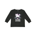 thumbnail image 1 of Inktastic My Mimi Loves Me Unicorn Girls Long Sleeve Toddler T-Shirt, 1 of 5