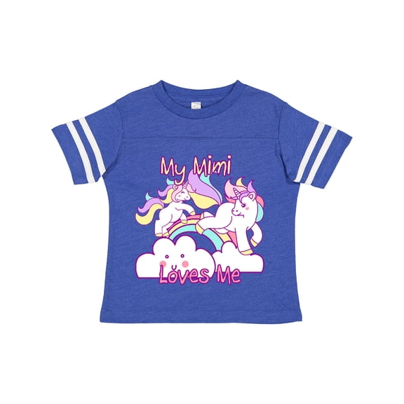 Inktastic My Mimi Loves Me Unicorn Girls Toddler T-Shirt