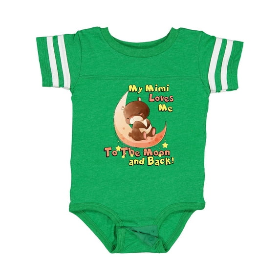 Inktastic My Mimi Loves Me to the Moon and Back Boys or Girls Baby Bodysuit