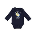 thumbnail image 1 of Inktastic My Mimi Loves Me to the Moon and Back Boys or Girls Long Sleeve Baby Bodysuit, 1 of 5