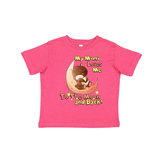 Inktastic My Mimi Loves Me to the Moon and Back Boys or Girls Toddler T-Shirt