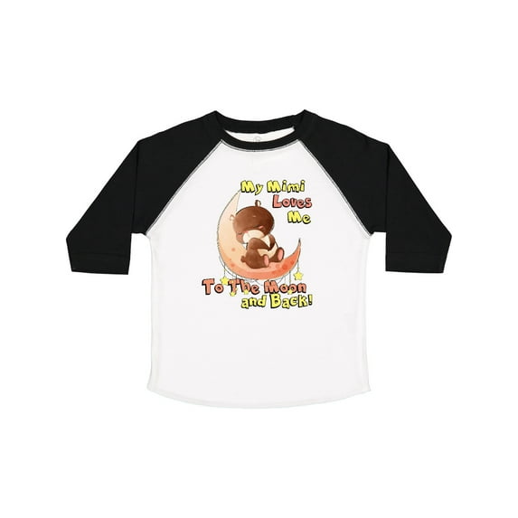 Inktastic My Mimi Loves Me to the Moon and Back Boys or Girls Toddler T-Shirt