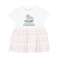 thumbnail image 1 of Inktastic My Poppy Loves Me to the Moon and Back Elephants in Clouds Girls Baby Dress, 1 of 5