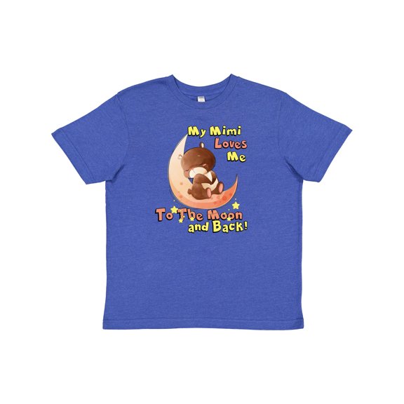 Inktastic My Mimi Loves Me to the Moon and Back Youth T-Shirt