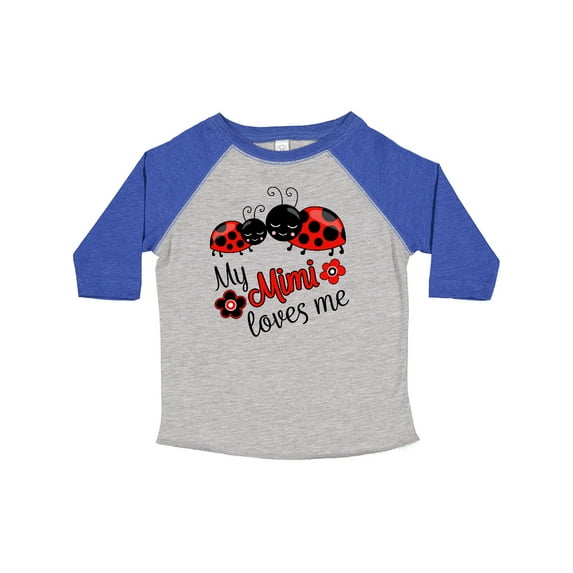 Inktastic My Mimi Loves Me with Cute Ladybugs Boys or Girls Toddler T-Shirt