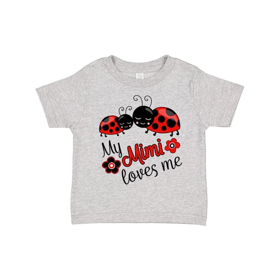 Inktastic My Mimi Loves Me with Cute Ladybugs Boys or Girls Toddler T-Shirt