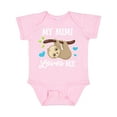 thumbnail image 1 of Inktastic My Mimi Loves Me with Sloth and Hearts Boys or Girls Baby Bodysuit, 1 of 5