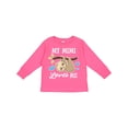 thumbnail image 1 of Inktastic My Mimi Loves Me with Sloth and Hearts Boys or Girls Long Sleeve Toddler T-Shirt, 1 of 5