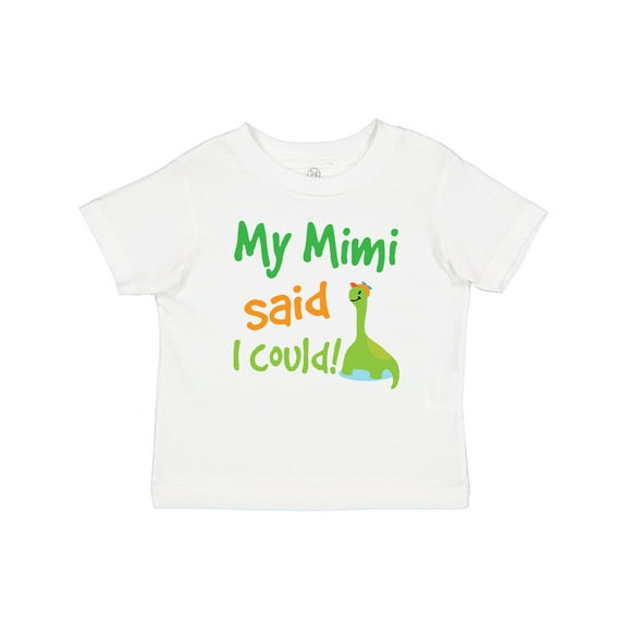 Inktastic My Mimi Said I Could Funny Dinosaur Boys Baby T-Shirt