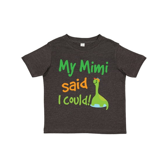 Inktastic My Mimi Said I Could Funny Dinosaur Boys Toddler T-Shirt