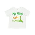 thumbnail image 1 of Inktastic My Mimi Said I Could Funny Dinosaur Boys Toddler T-Shirt, 1 of 5