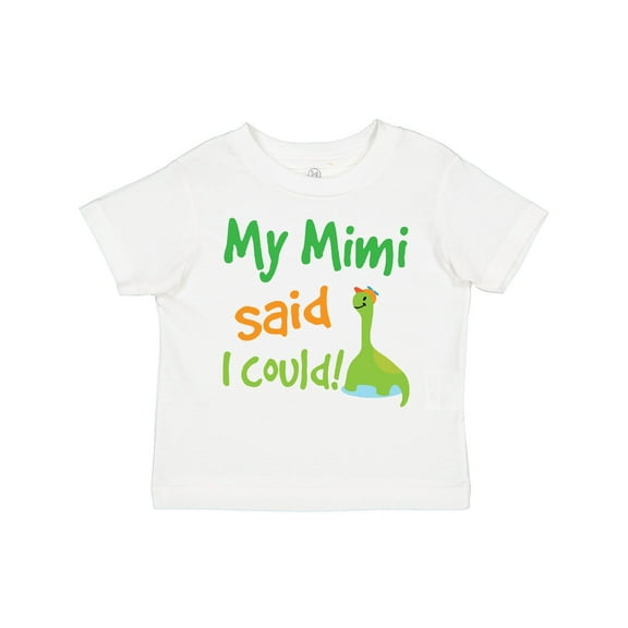 Inktastic My Mimi Said I Could Funny Dinosaur Boys Toddler T-Shirt