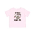 thumbnail image 1 of Inktastic My Mimi and Papa Love Me Sloth Girls Baby T-Shirt, 1 of 5
