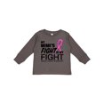 thumbnail image 1 of Inktastic My Mimi's Fight is My Fight- Breast Cancer Awareness Boys or Girls Long Sleeve Toddler T-Shirt, 1 of 5