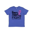 thumbnail image 1 of Inktastic My Mimi's Fight is My Fight- breast cancer awareness Youth T-Shirt, 1 of 5